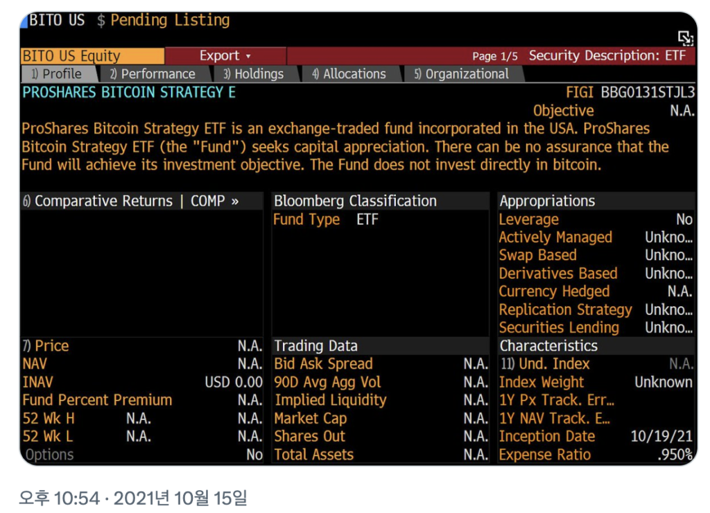 비트코인 선물 ETF