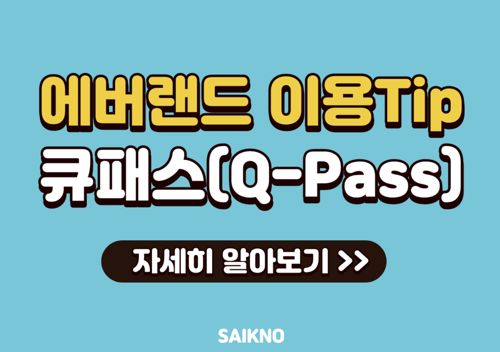 에버랜드 큐패스(Q-pass)