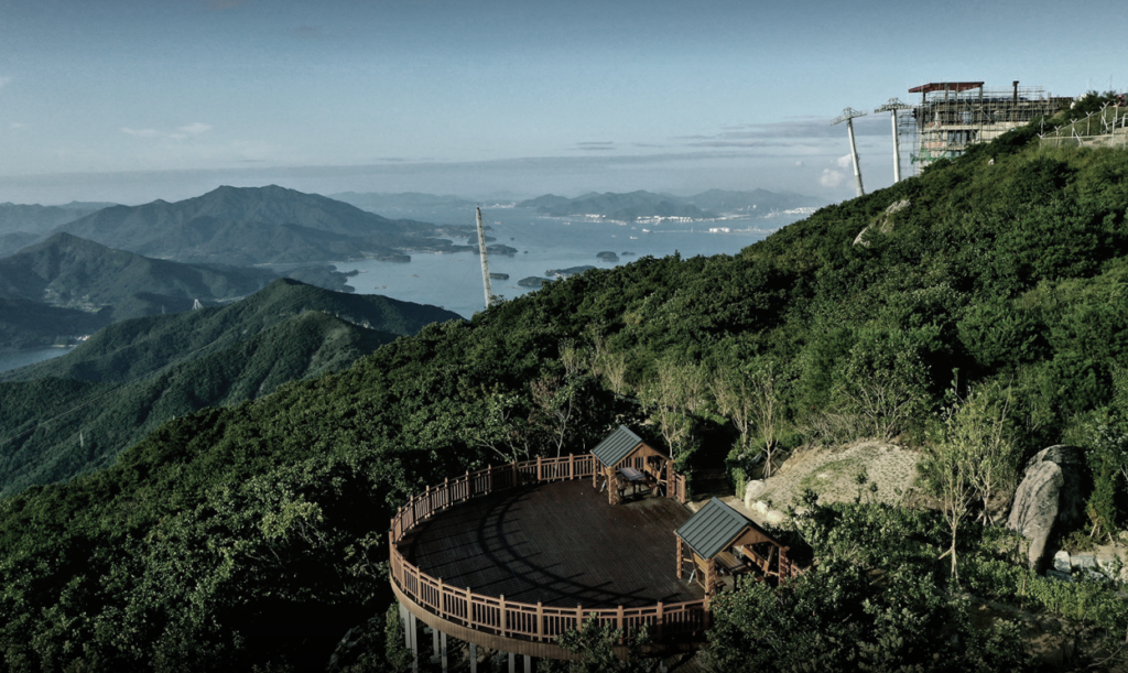 하동 금오산 전경