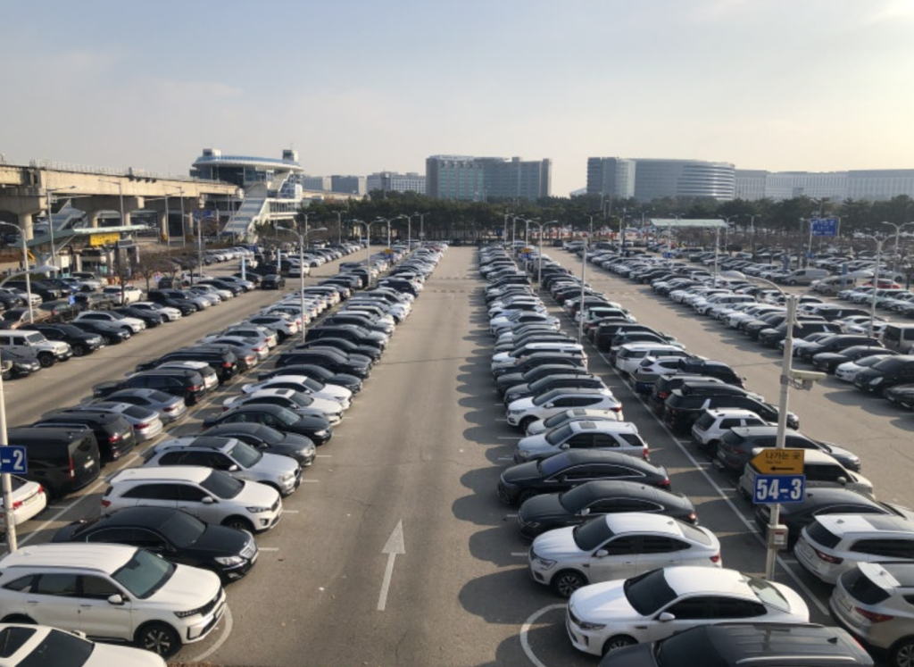 인천공항 주차장 사진