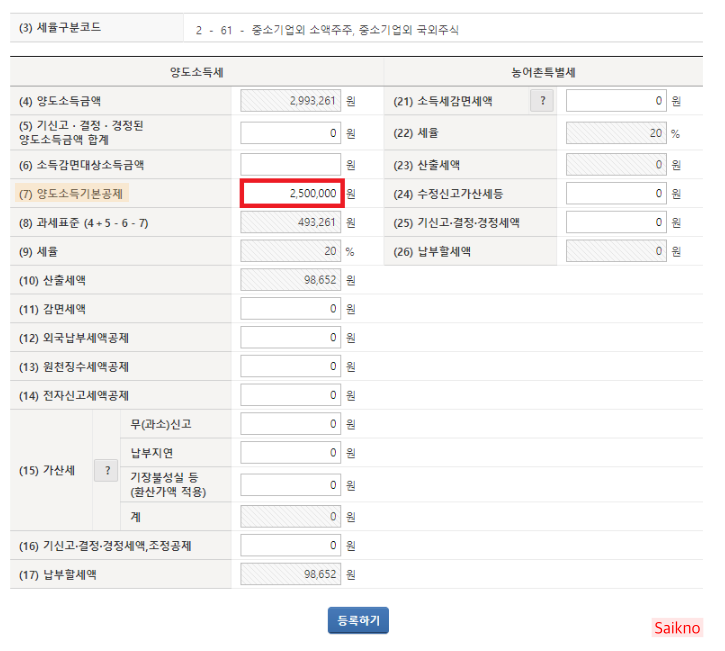 해외주식 양도소득세 신고방법 4